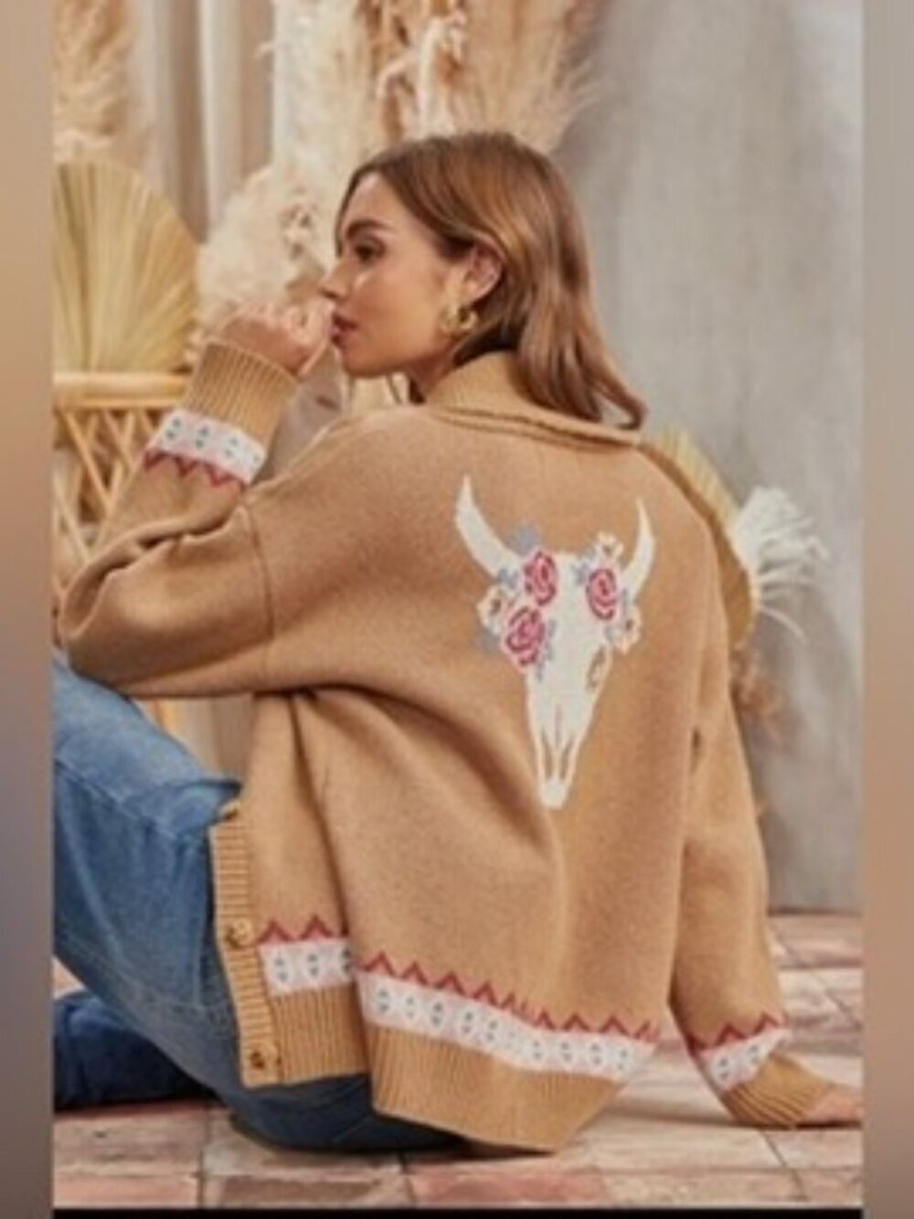 Savanna James Western Grandma Cardigan, NWOT, Size 2X - Picture 3 of 6